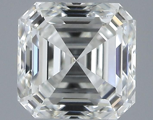0.52 carat I-VVS1 Natūralus Asscher Deimantas (1)
