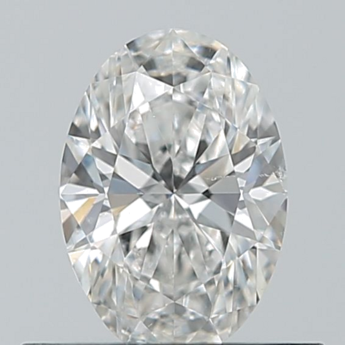 0.5 carat F-SI1 Natūralus Oval Deimantas (1)
