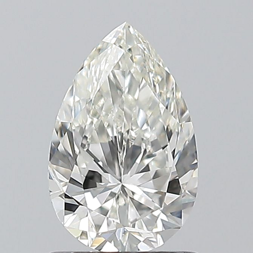 1.0 carat I-VS2 Natūralus Pear Deimantas (1)