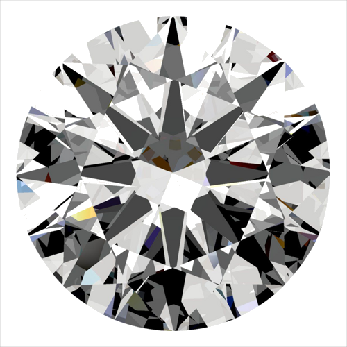0.36 carat D-VS1 Excellent cut Natūralus Round Deimantas (1)