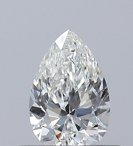 0.4 carat H-VVS1 Natūralus Pear Deimantas (1)
