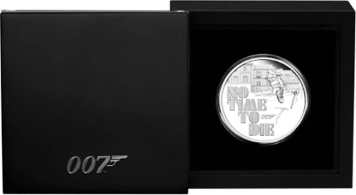 1 oz Джеймс Бонд No Time to Die 2020 Австралия PROOF серебряная монета (4)