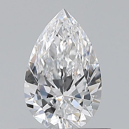0.6 carat D-VS1 Natūralus Pear Deimantas (1)