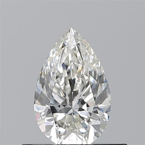 0.5 carat H-VS2 Natūralus Pear Deimantas (1)