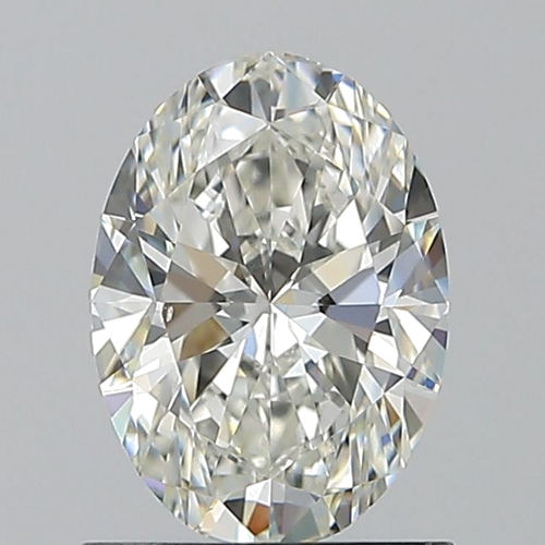 1.01 carat I-SI1 Natūralus Oval Deimantas (1)