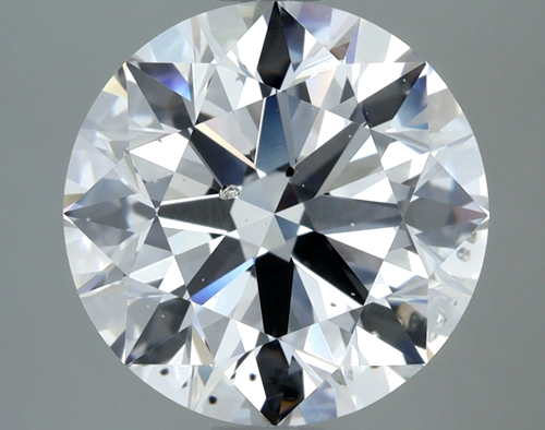 4.25 carat F-SI2 Excellent cut Natūralus Round Deimantas (1)