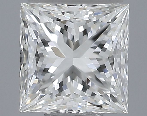 0.5 carat I-VVS2 Natūralus Princess Deimantas (1)