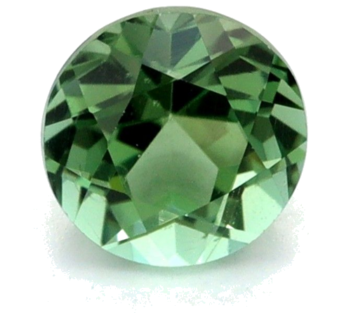 0.64 carat GREEN Round Tourmaline (1)