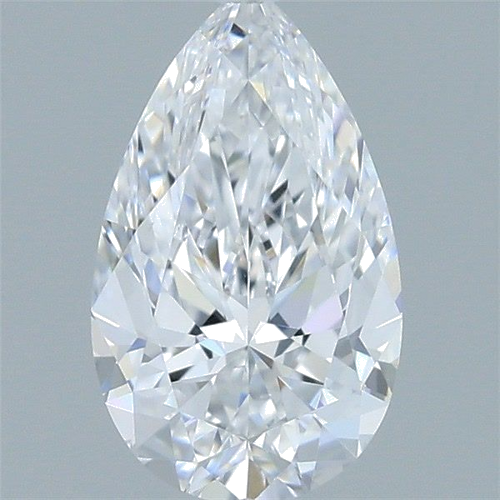 0.52 carat D-VS2 Natūralus Pear Deimantas (1)