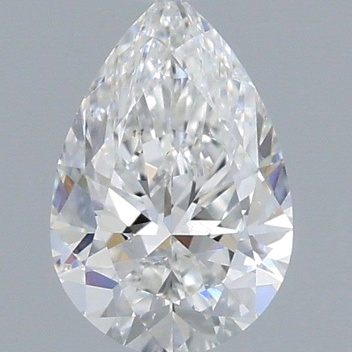 0.4 carat F-VS2 Natūralus Pear Deimantas (1)