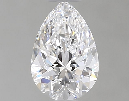 0.5 carat E-VVS2 Natūralus Pear Deimantas (1)