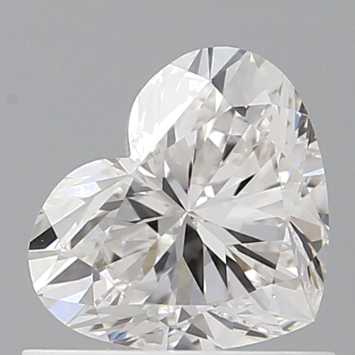 0.72 carat F-VS1 Natūralus Heart Deimantas (1)
