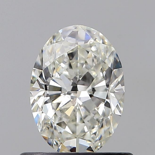 0.63 carat I-SI1 Natūralus Oval Deimantas (1)