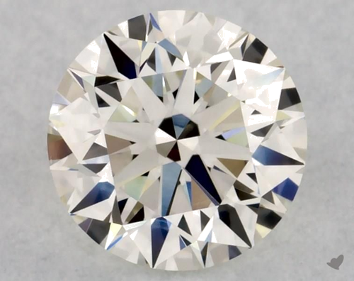 0.52 carat I-VS2 Excellent cut Natūralus Round Deimantas (1)