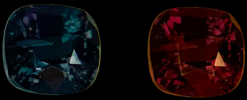 2.08 carat GREEN Cushion Alexandrite (1)