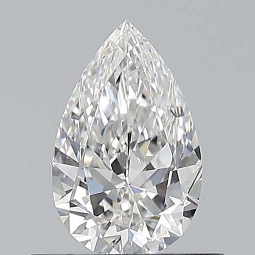 0.51 carat F-VS1 Natūralus Pear Deimantas (1)