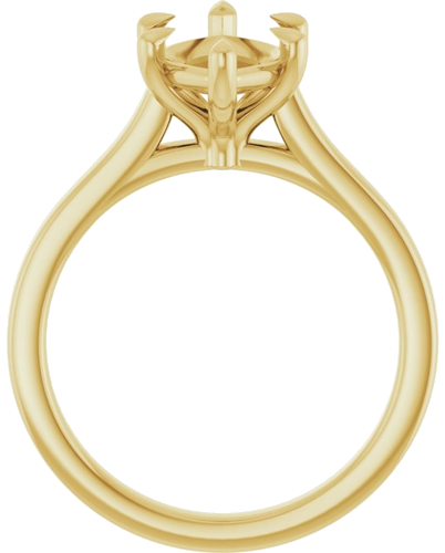Sužadėtuvių Žiedas „Claw-Prong“ 14k yellow gold Marquise 14mm x 7mm (2)