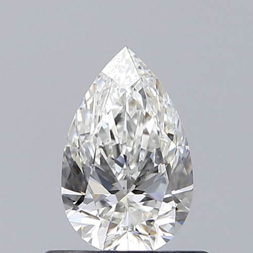 0.6 carat F-SI1 Natūralus Pear Deimantas (1)