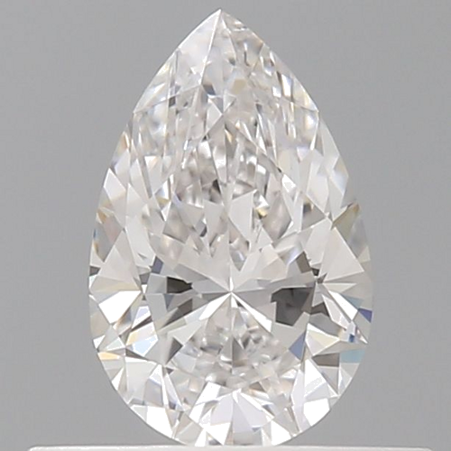 0.43 carat F-VVS2 Natūralus Pear Deimantas (1)