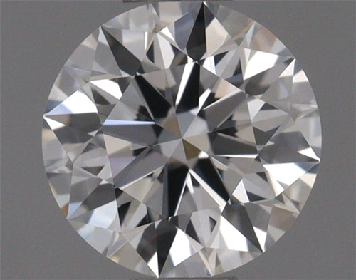 0.44 carat D-VVS2 Excellent cut Natūralus Round Deimantas (1)