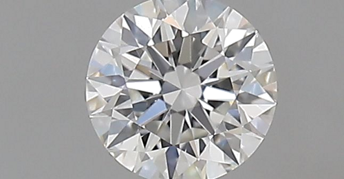 0.37 carat F-VVS1 Excellent cut Natūralus Round Deimantas (1)
