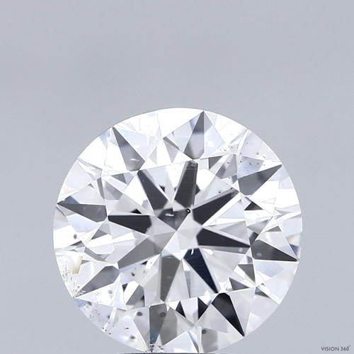 5.01 carat F-SI2 Excellent cut Natūralus Round Deimantas (1)