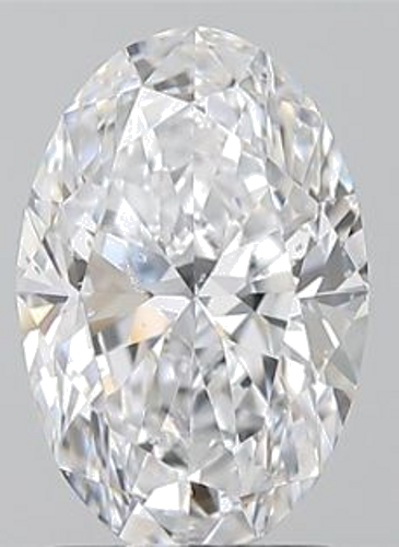 1.7 carat D-SI2 Natūralus Oval Deimantas (1)