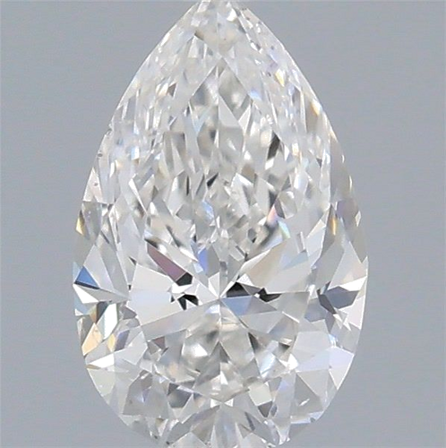 0.5 carat G-SI1 Natūralus Pear Deimantas (1)