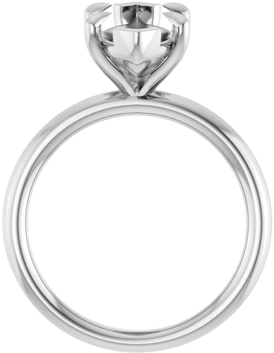 Sužadėtuvių Žiedas „Claw-Prong Solitaire“ 14k white gold Marquise 15mm x 7mm (2)