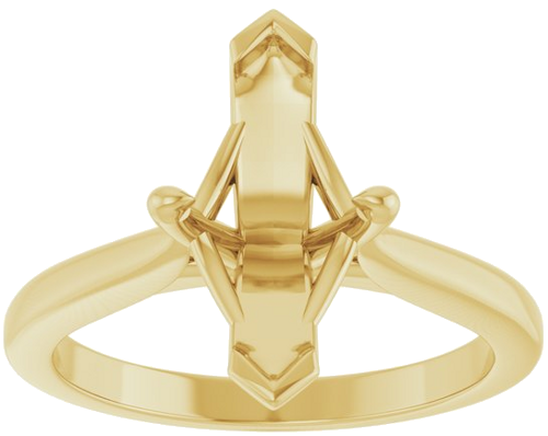 Sužadėtuvių Žiedas „Solitaire“ 14k yellow gold Marquise 12.5mm x 6.5mm (3)