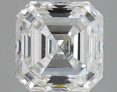 3.01 carat G-SI1 Natūralus Asscher Deimantas (1)
