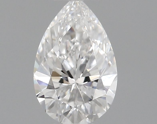0.23 carat D-VVS2 Natūralus Pear Deimantas (1)