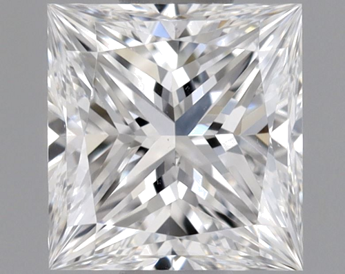 0.51 carat D-SI1 Natūralus Princess Deimantas (1)