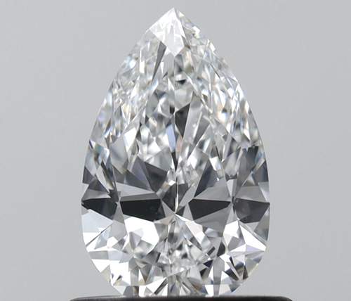 0.63 carat E-VS2 Natūralus Pear Deimantas (1)
