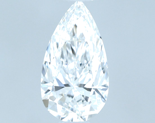 0.5 carat D-VS1 Natūralus Pear Deimantas (1)