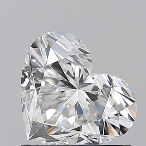 1.01 carat F-VS1 Natūralus Heart Deimantas (1)