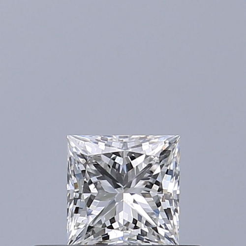 0.35 carat E-VVS2 Natūralus Princess Deimantas (1)