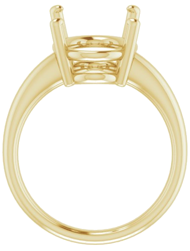 Sužadėtuvių Žiedas „Solitaire“ 14k yellow gold Oval 15mm x 11mm (2)