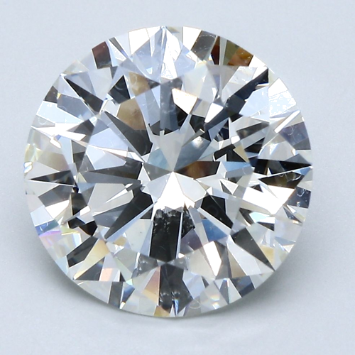 5.04 carat H-SI1 Excellent cut Natūralus Round Deimantas (1)