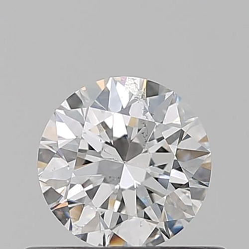 0.51 carat F-SI2 Excellent cut Natūralus Round Deimantas (1)
