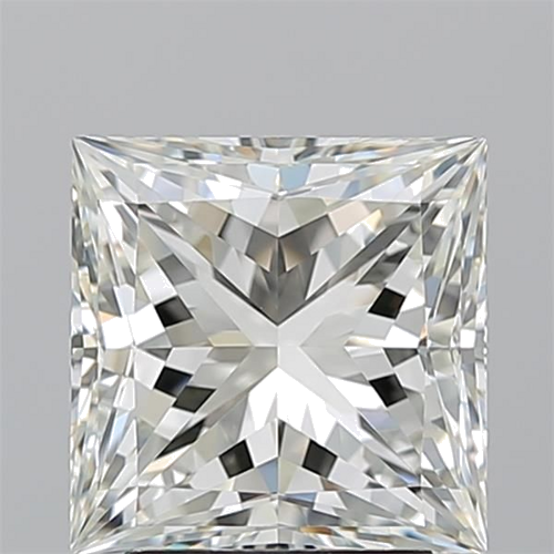 3.01 carat J-VVS2 Natūralus Princess Deimantas (1)