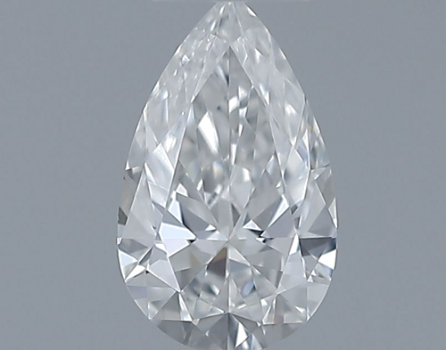 0.32 carat F-VVS2 Natūralus Pear Deimantas (1)