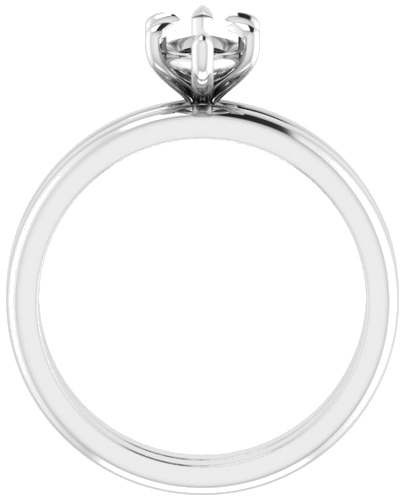 Sužadėtuvių Žiedas „Solitaire“ 585 Baltojo Aukso Marquise 10mm x 5mm (7)