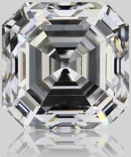 1.01 carat H-VS1 Natūralus Asscher Deimantas (1)