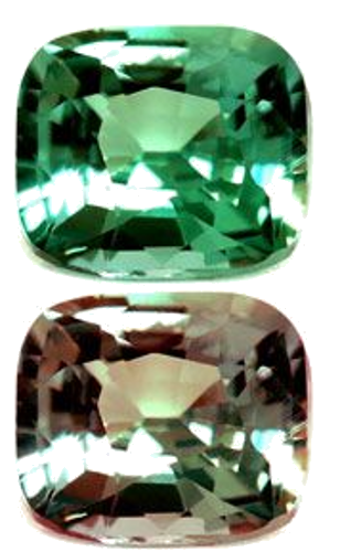 0.56 carat GREEN Cushion Alexandrite (1)