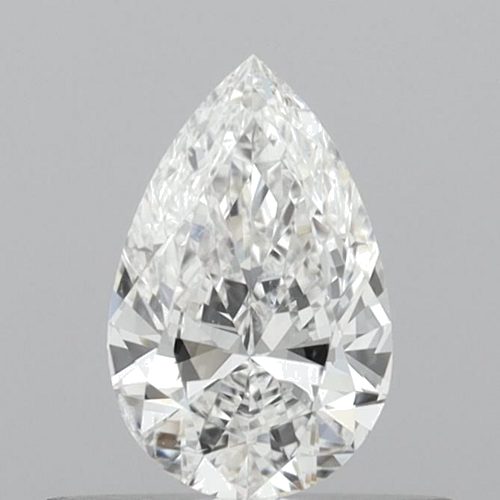 0.37 carat F-SI2 Natūralus Pear Deimantas (1)