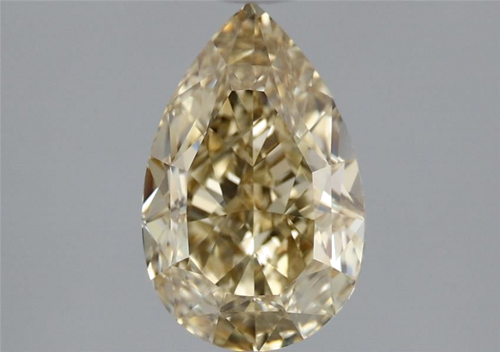 2.04 carat Fancy Brownish Yellow-VVS2 Natūralus Pear Deimantas (1)