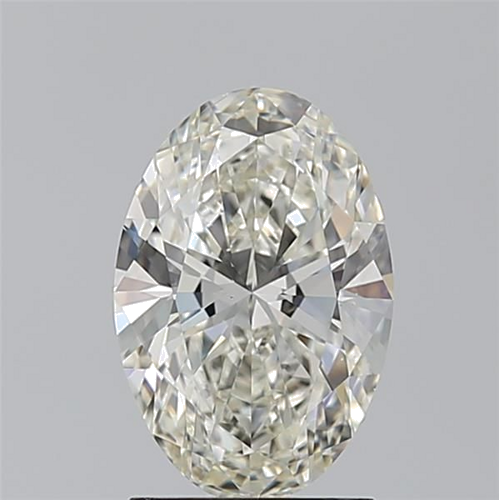 1.7 carat J-VS2 Natūralus Oval Deimantas (1)