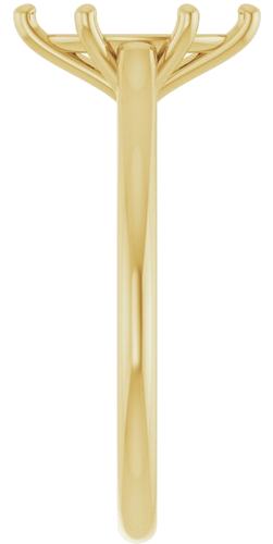 Sužadėtuvių Žiedas „Accented“ 10k yellow gold Marquise 10mm x 5mm (4)
