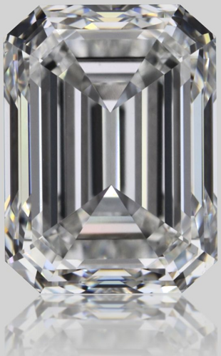 1.01 carat F-VS2 Natūralus Emerald Deimantas (1)